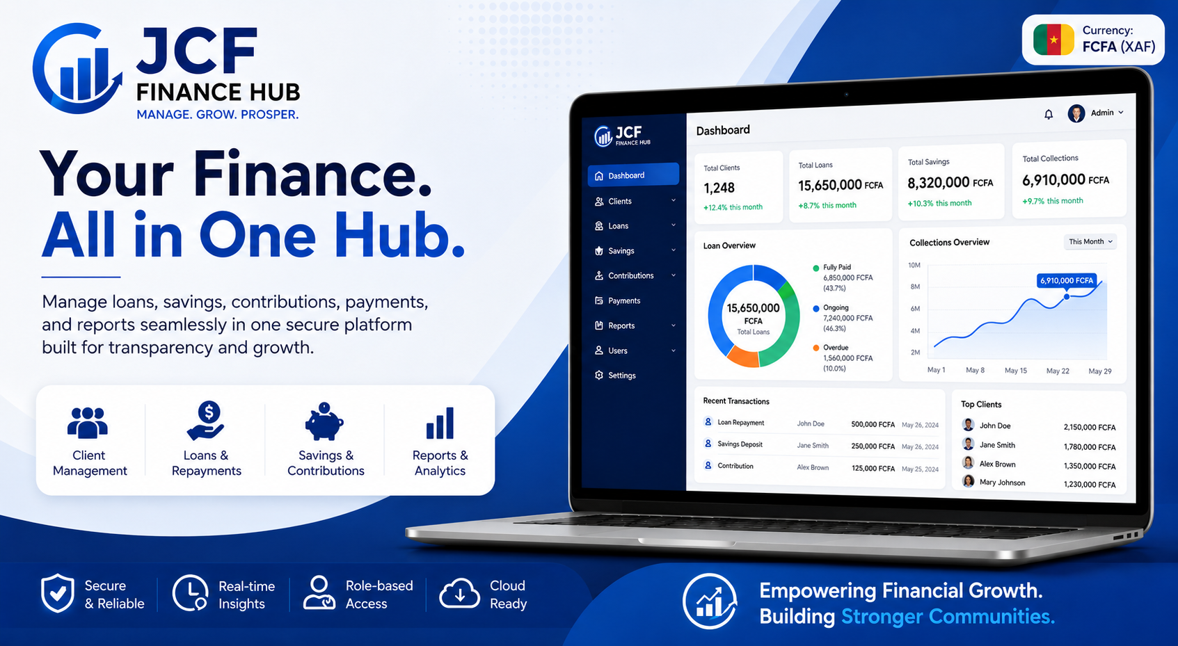 JCF Finance Hub Banner